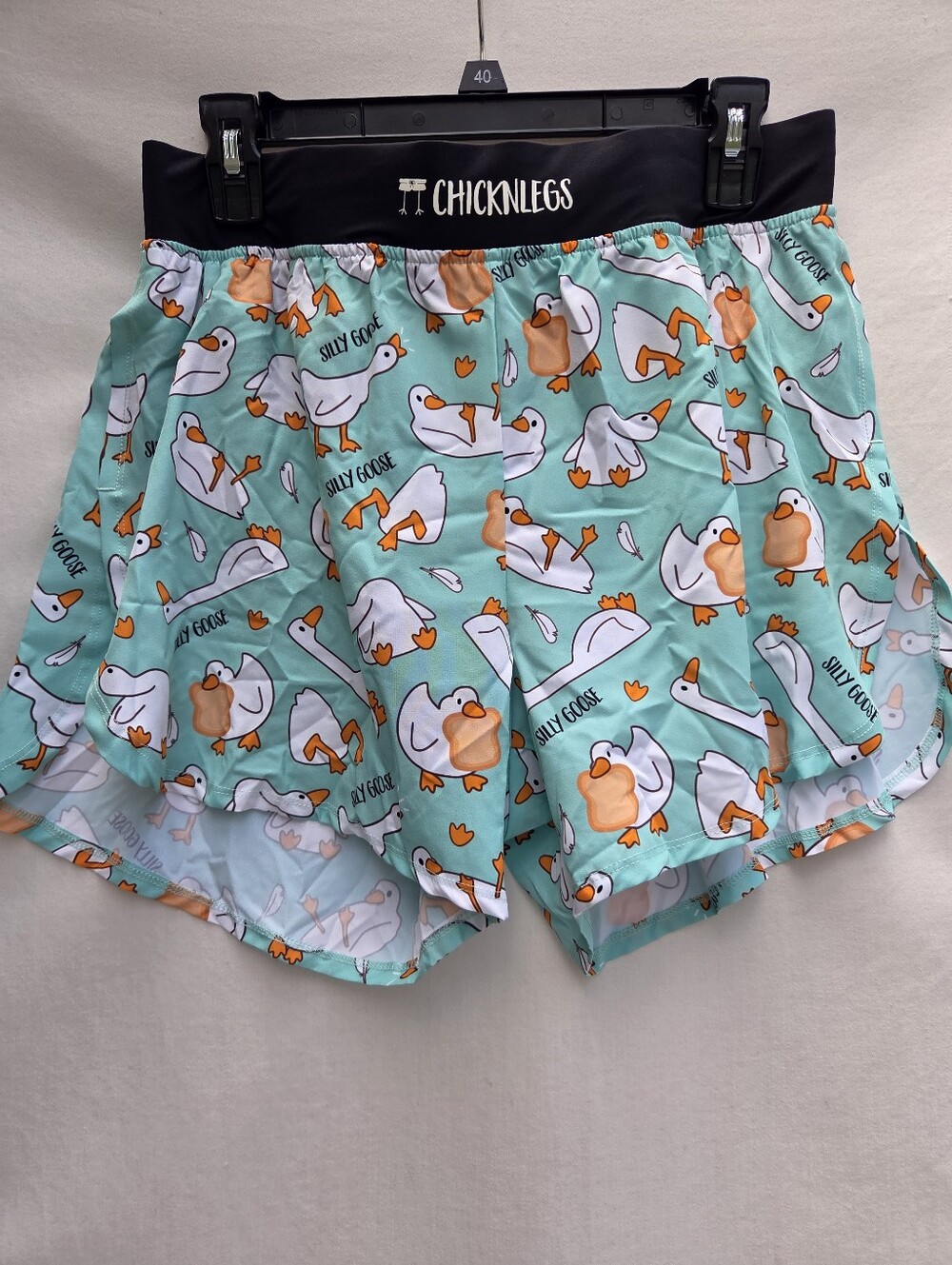 ChicknLegs 4" Half Split Shorts XL Unisex(Mens) Silly Goose